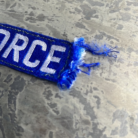 U.S. AIR FORCE blue tape patch, vintage - Picture 5 of 9